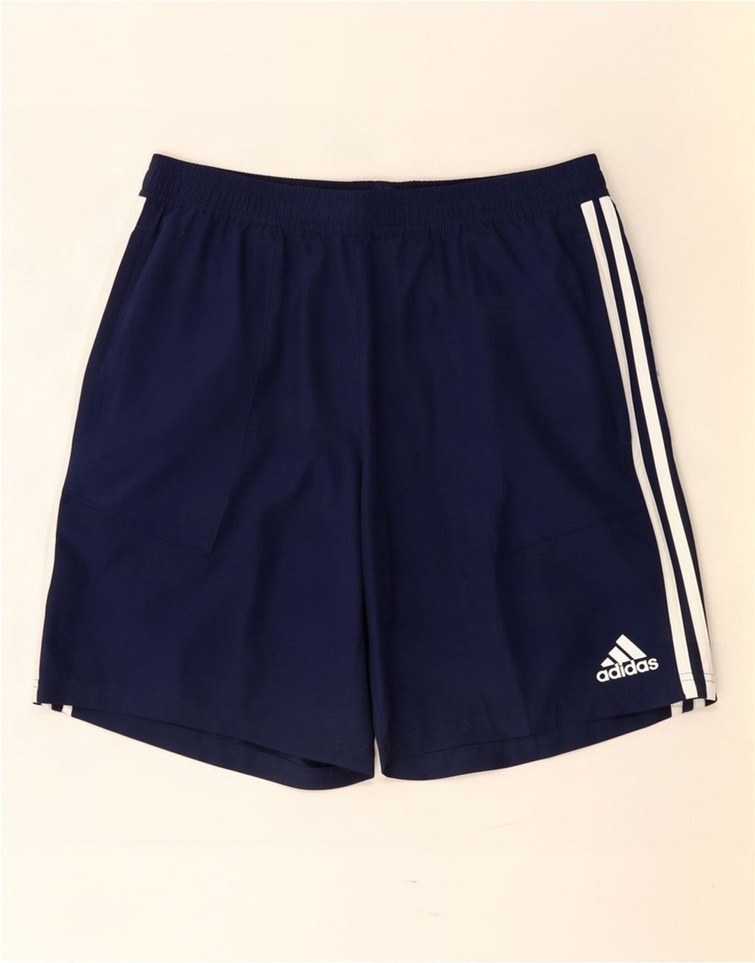 Adidas Short de sport Aeroready pour hommes, grand, bleu marine, polyester