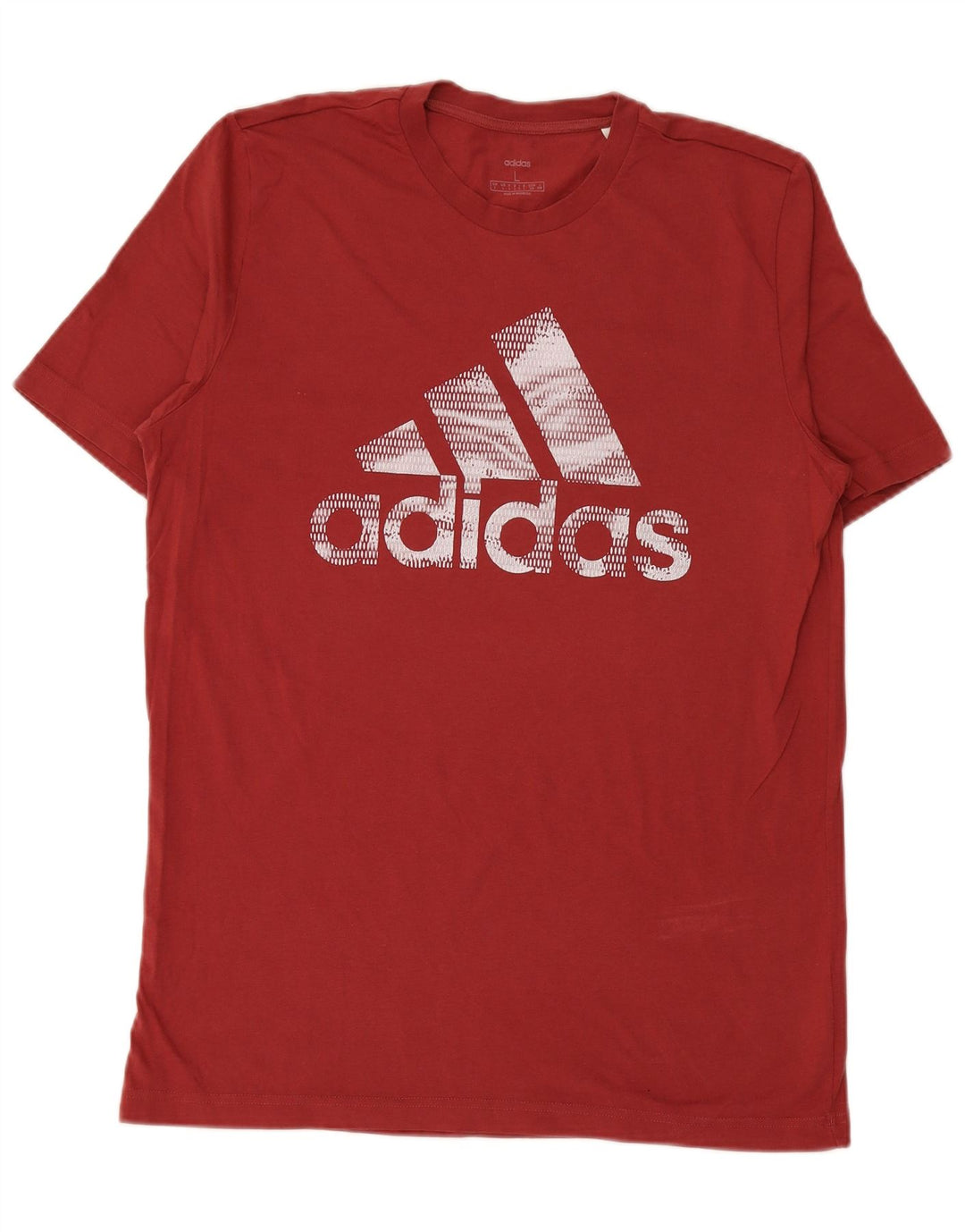 ADIDAS T-shirt graphique pour hommes, grand coton rouge