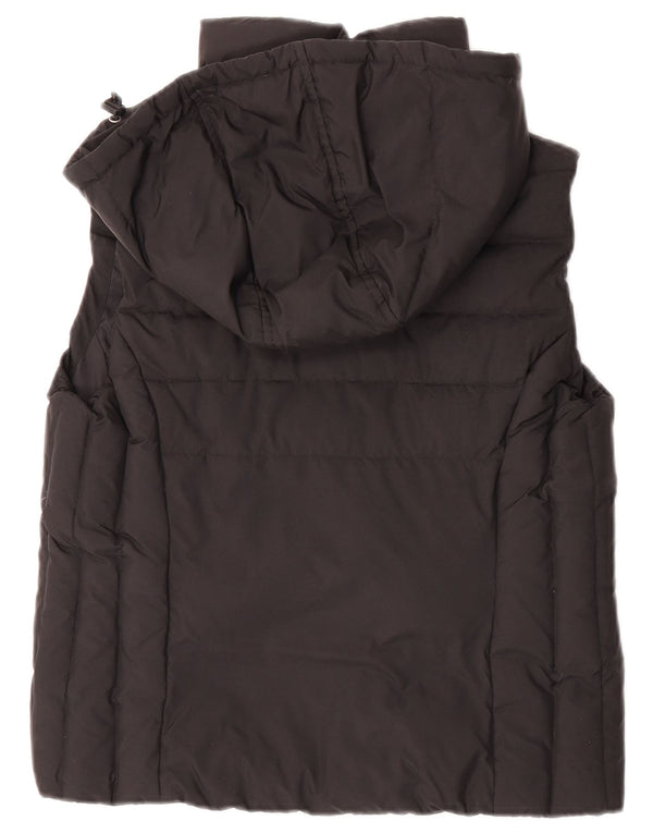 Sergio Tacchini Gilet rembourré à capuche pour femme IT 44 Medium Noir