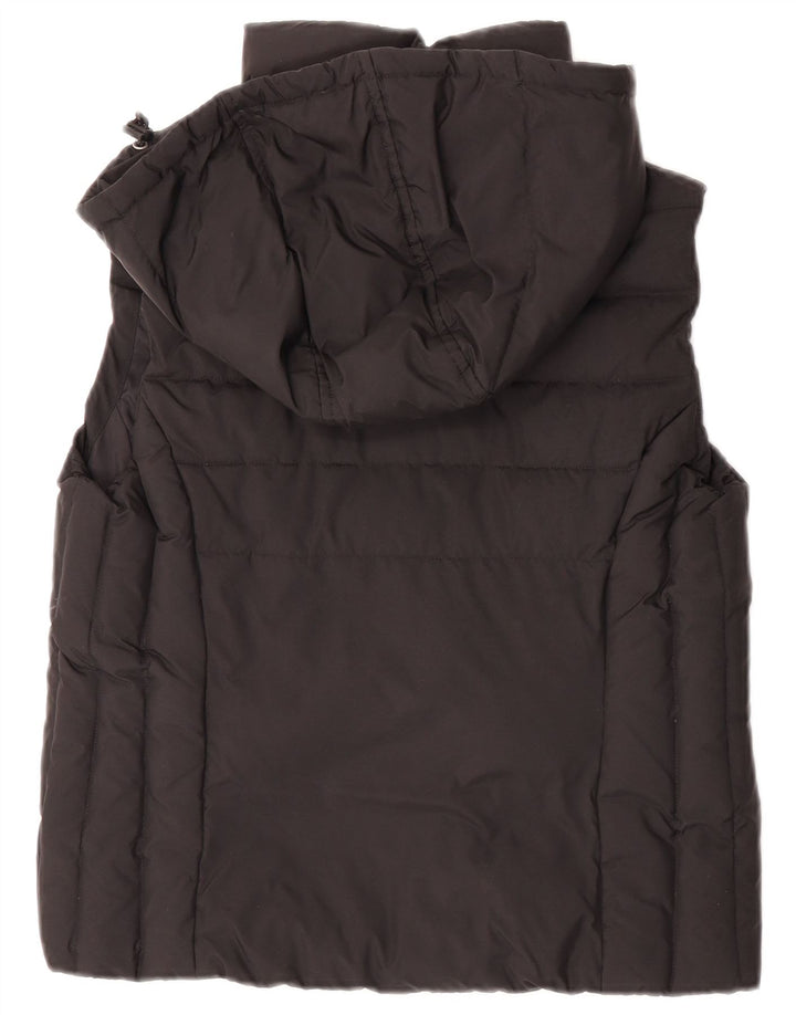 Sergio Tacchini Gilet rembourré à capuche pour femme IT 44 Medium Noir