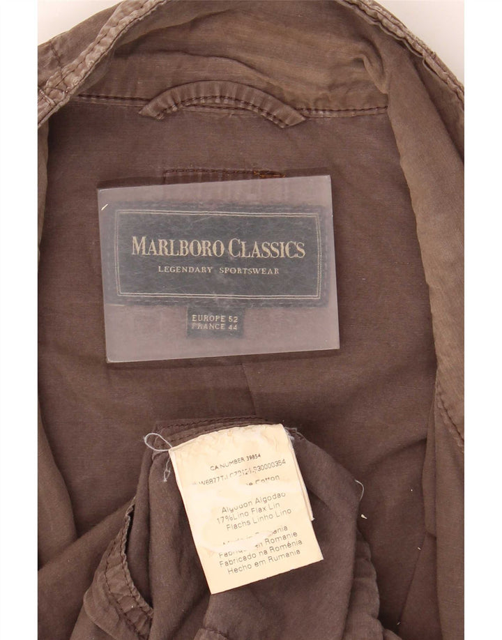 Marlboro Classics Veste utilitaire pour homme EU 52 XL Gris Coton