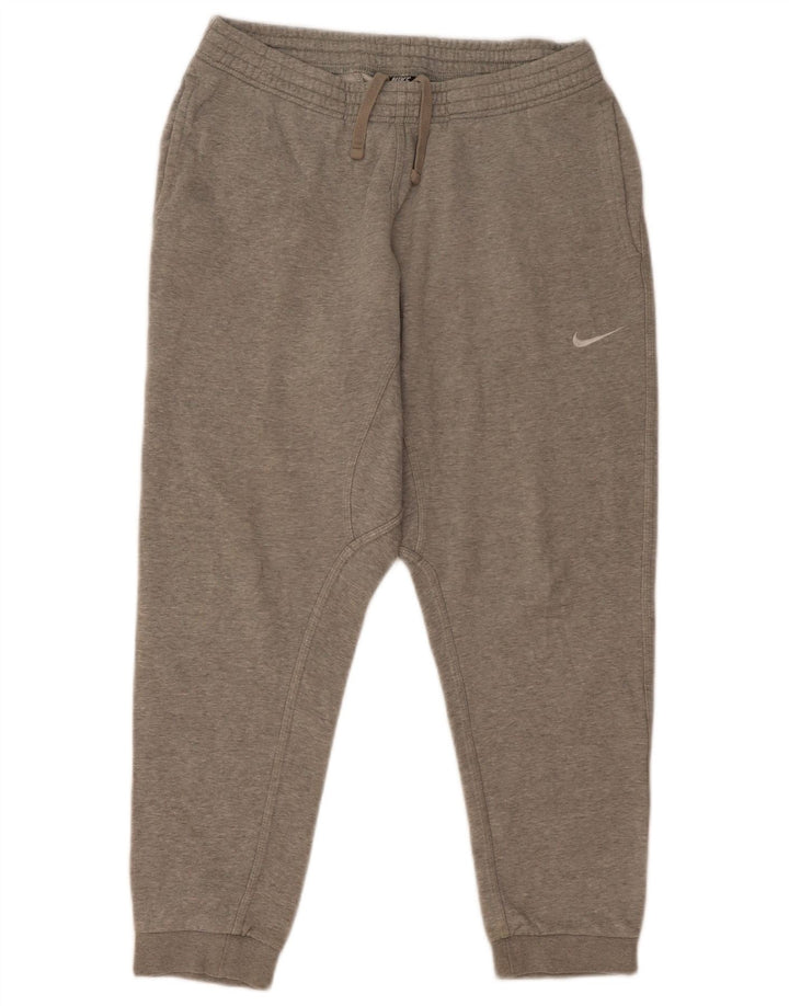 Nike Pantalon de survêtement pour homme en coton gris Taille L
