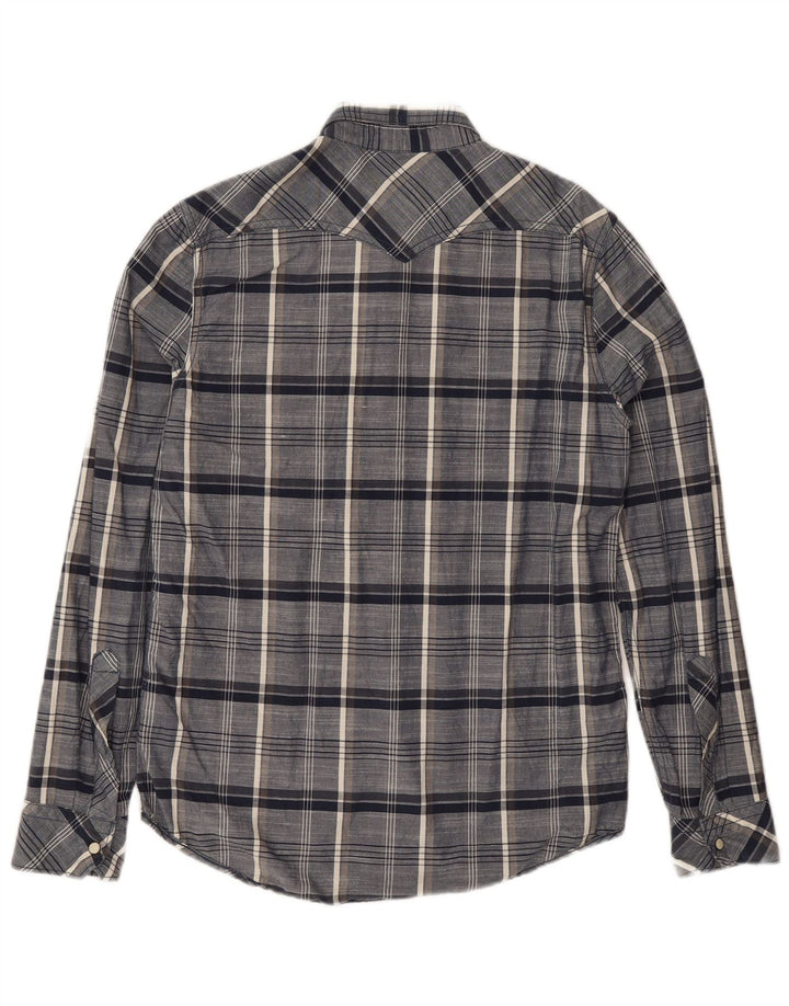 Lee Chemise Regular Fit Homme Petit Carreau Bleu Marine Coton