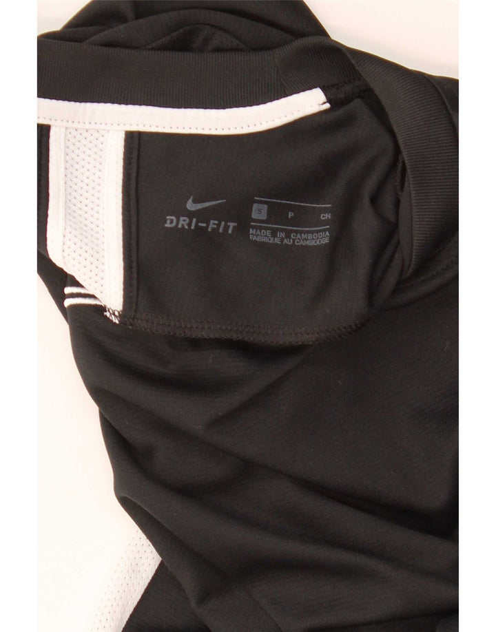 Nike Hommes Dri Fit T-Shirt Haut Petit Noir Colorblock