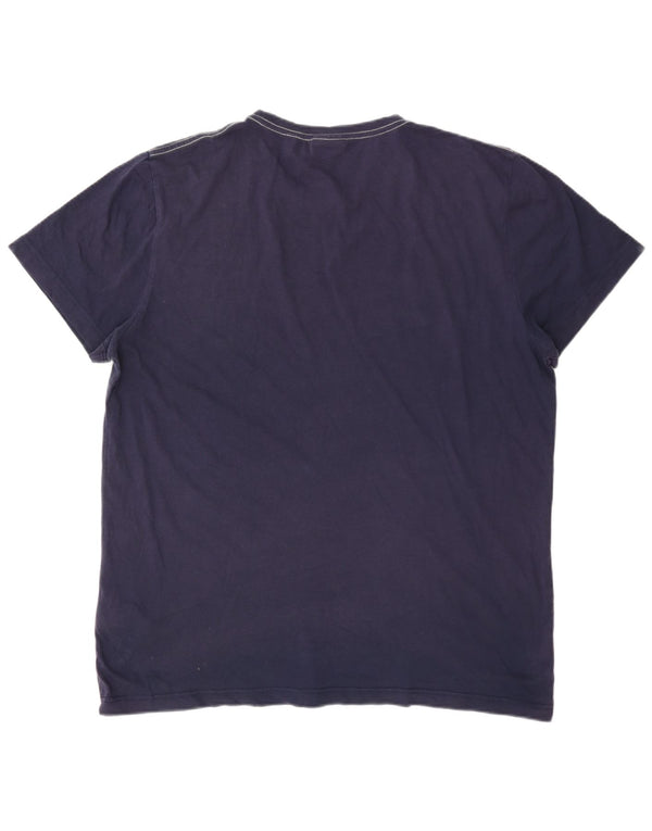 Gant Homme Graphic T-Shirt Top XL Bleu Marine Coton