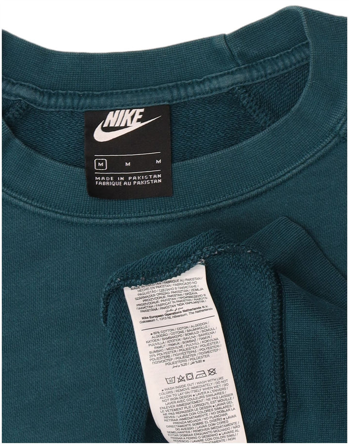 Nike Sweat-shirt pour femme en coton vert moyen UK 44