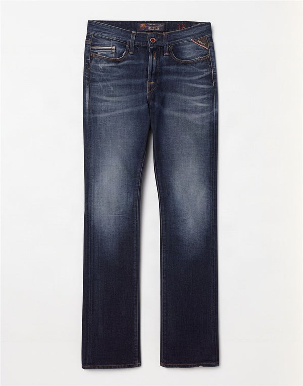 Replay Jean Droit Waitom Homme W30 L34 Bleu Marine Coton