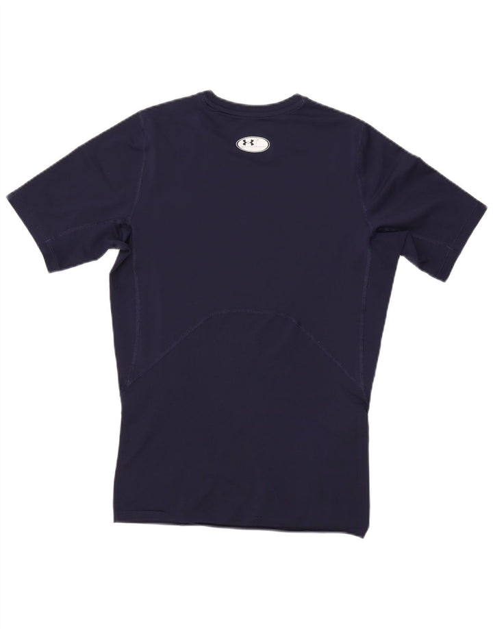 UNDER ARMOUR Tee-Shirt Heat Gear Homme Bleu Marine Moyen Synthétique