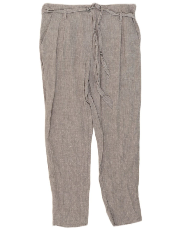Marks & Spencer Pantalon chino fuselé pour femme UK 12 Medium W34 L29 Gris