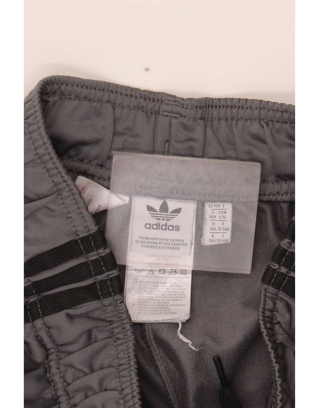 Adidas Pantalon de Survêtement Garçon Joggers 13-14 ans Gris Polyester