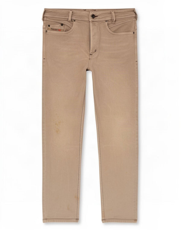 Diesel Jean droit homme W31 L28 coton beige