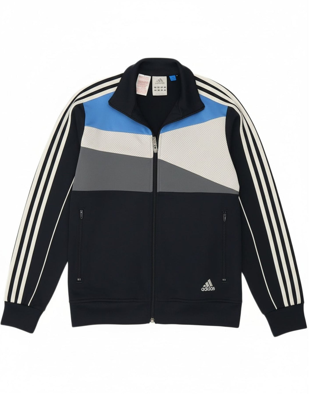 Adidas Veste de Survêtement Garçon 13-14 Ans Bleu Marine Colourblock