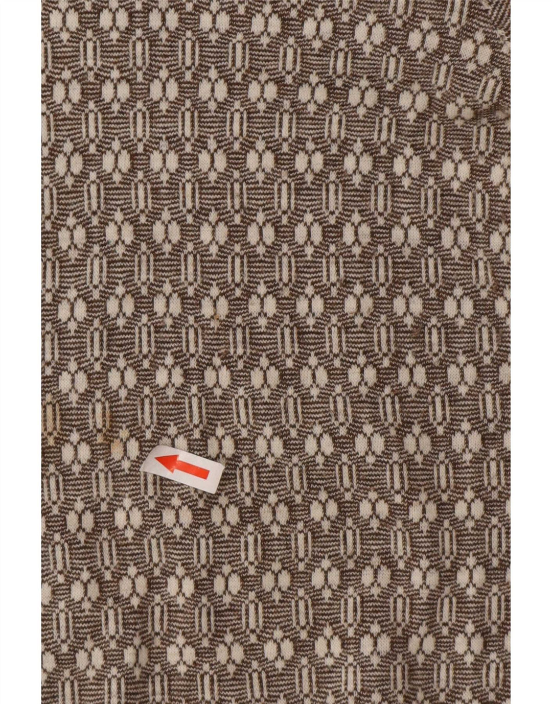 Camber Chemise en flanelle pour femme UK 16 Large Marron Géométrique