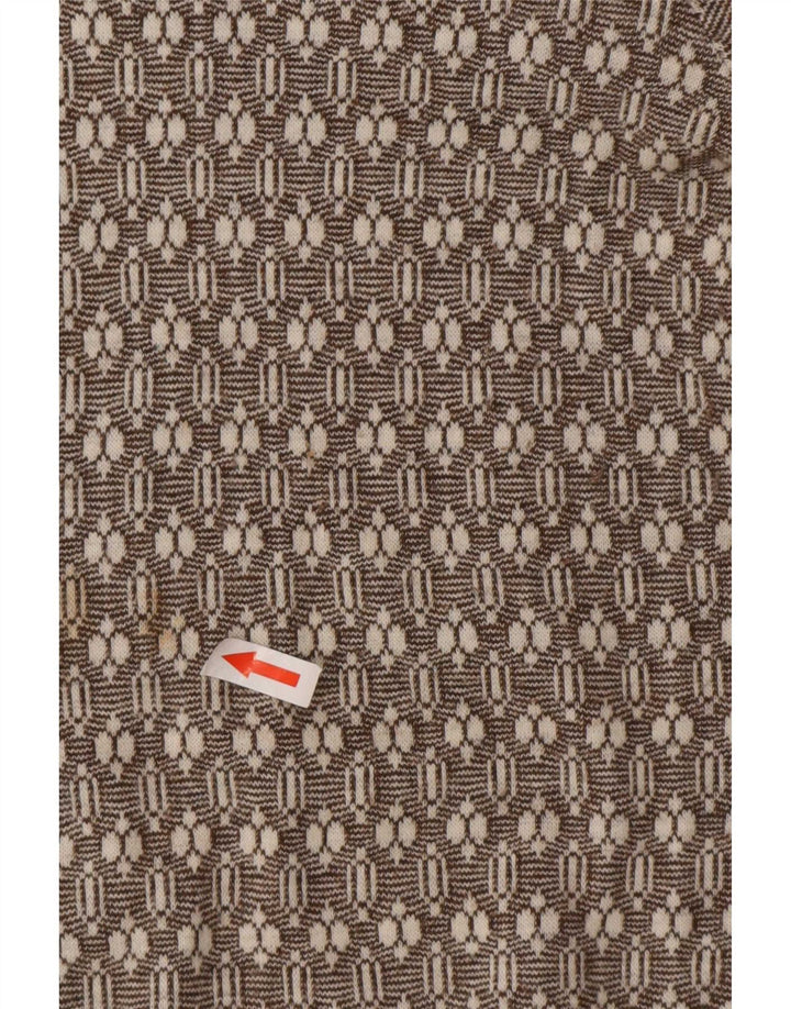 Camber Chemise en flanelle pour femme UK 16 Large Marron Géométrique