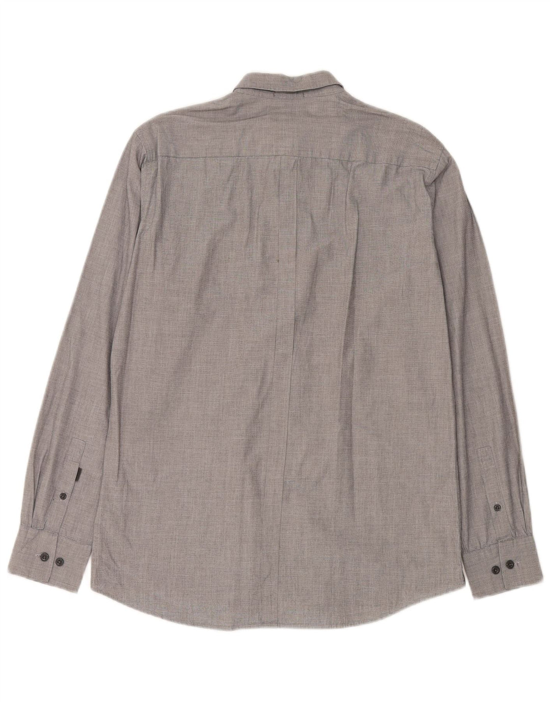 DKNY Chemise homme en coton à fines rayures gris moyen