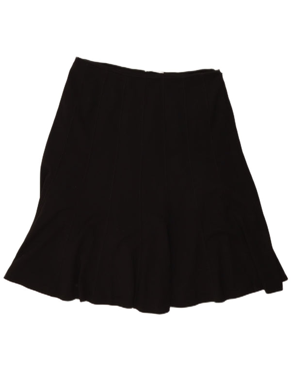 Marks & Spencer Jupe trapèze pour femme UK 18 XL W40 Noir Polyester