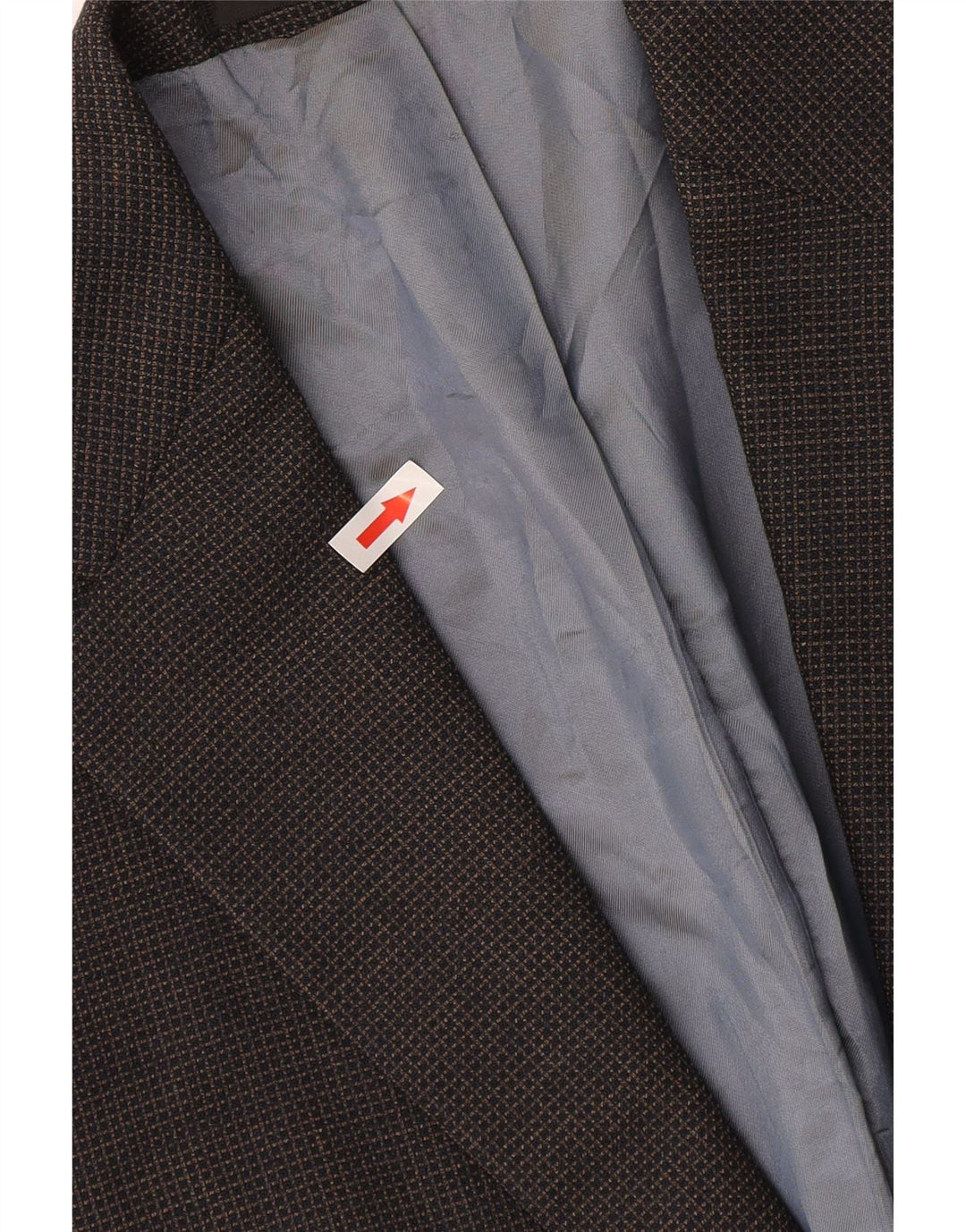 Marks & Spencer Veste blazer courte pour homme UK 40 Bleu marine moyen à carreaux