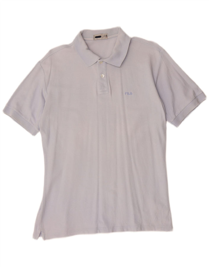 Fila Polo Homme IT 50 Bleu Moyen Coton