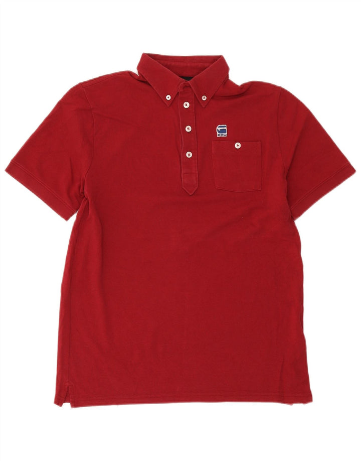 G-Star Polo Homme Coton Bordeaux Moyen