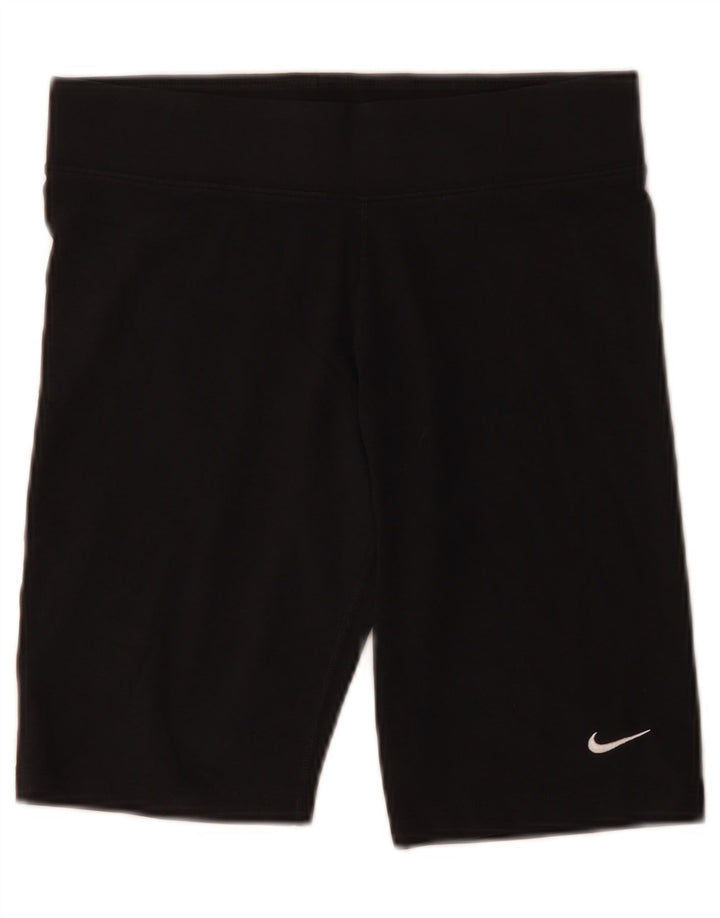 Nike Short de sport pour femme UK 12 en coton noir moyen