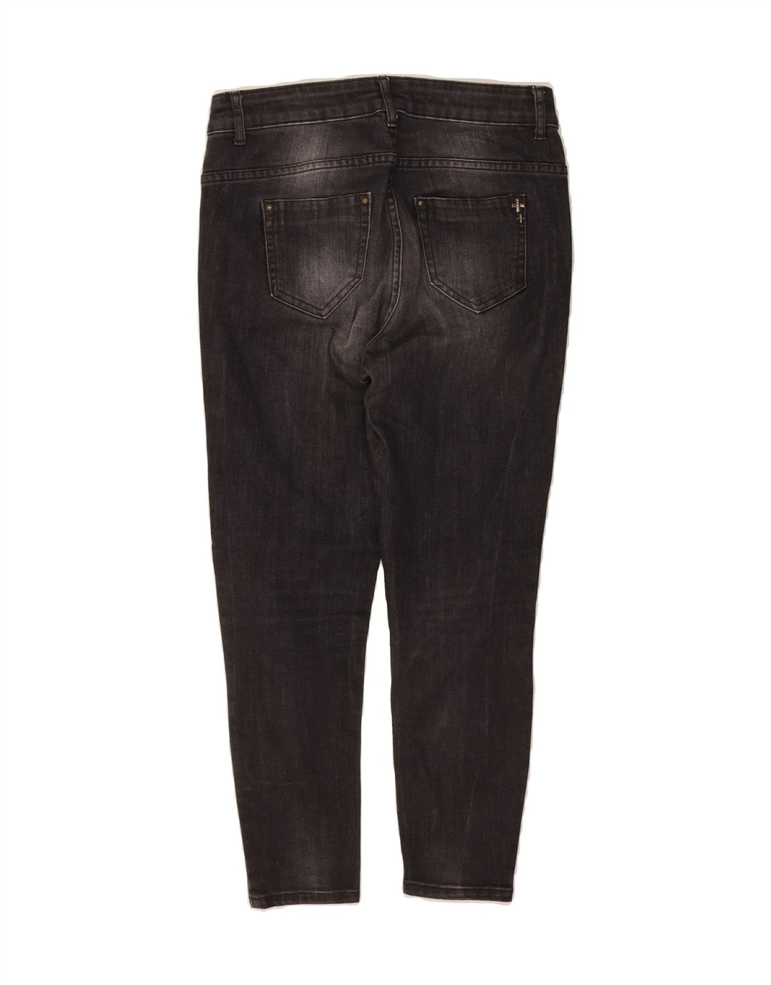 BENETTON Womens Skinny Jeans W26 L24 Grey Vintage Benetton and Second-Hand Benetton from Messina Hembry 