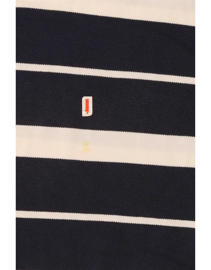 Tommy Hilfiger Polo Homme Large Bleu Marine Rayé