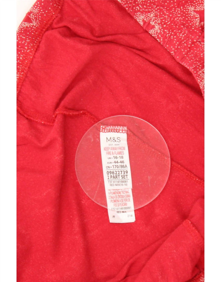Marks & Spencer Pantalon décontracté à motif abstrait pour femme UK 16/18 Large W36
