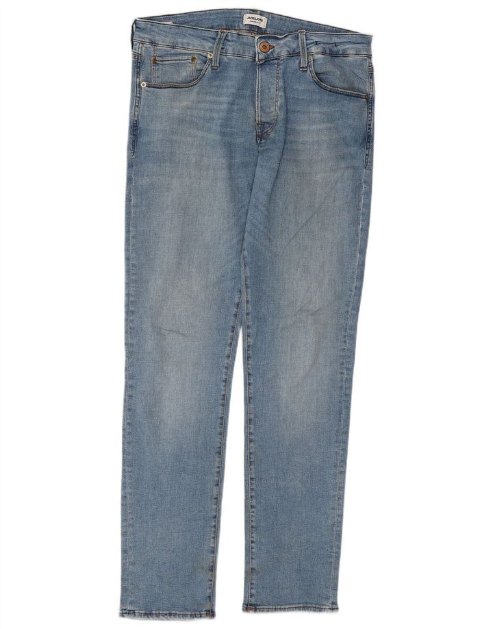Jack & Jones Jean Slim GLENN W34 L34 Homme Bleu Coton