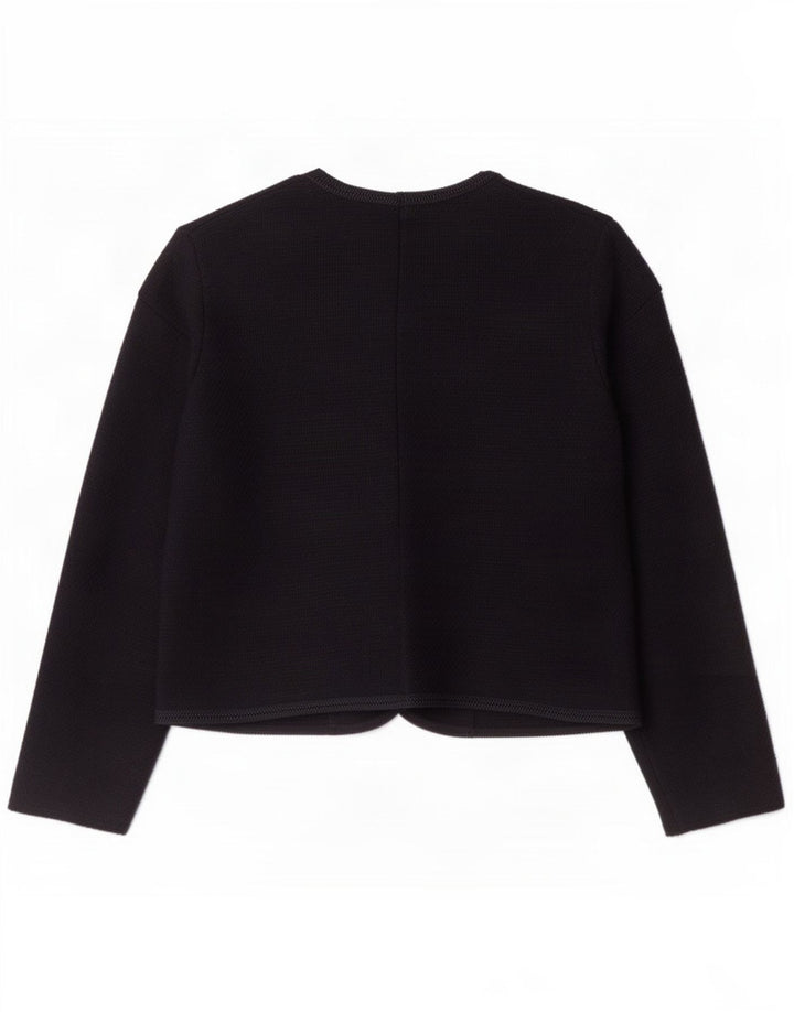 Marks & Spencer Veste boléro en tricot pour femme UK 10 Small Bleu marine Polyester