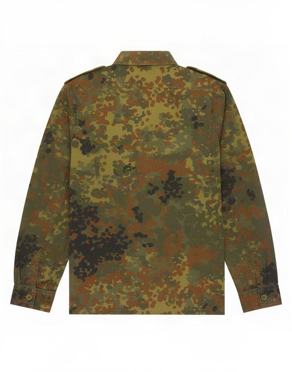 veste militaire homme vintage UK 36 Petit coton camouflage kaki