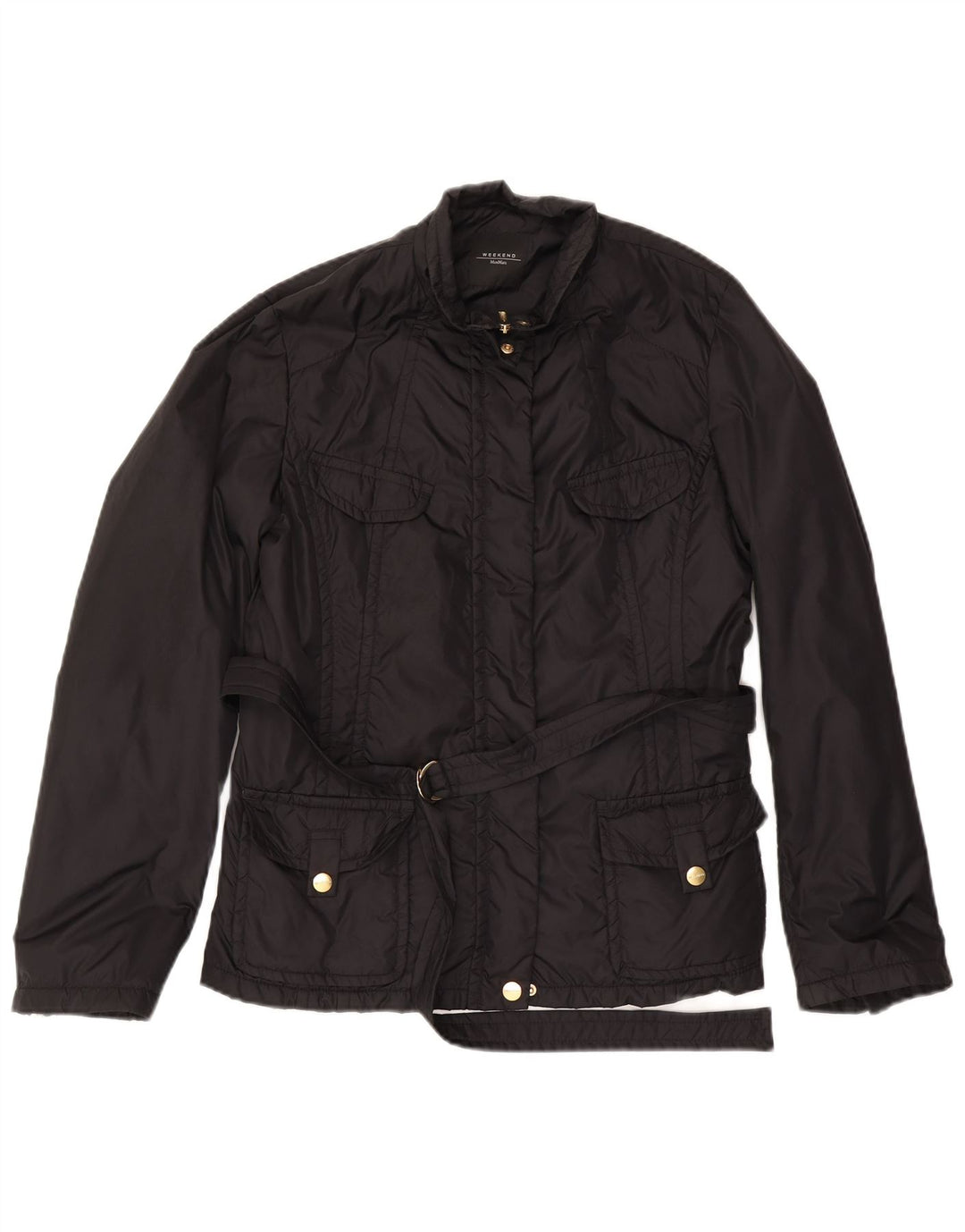 Max Mara Veste utilitaire week-end pour femme UK 18 XL Noir Polyamide
