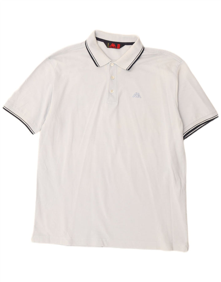 Kappa Polo Homme XL Bleu Coton