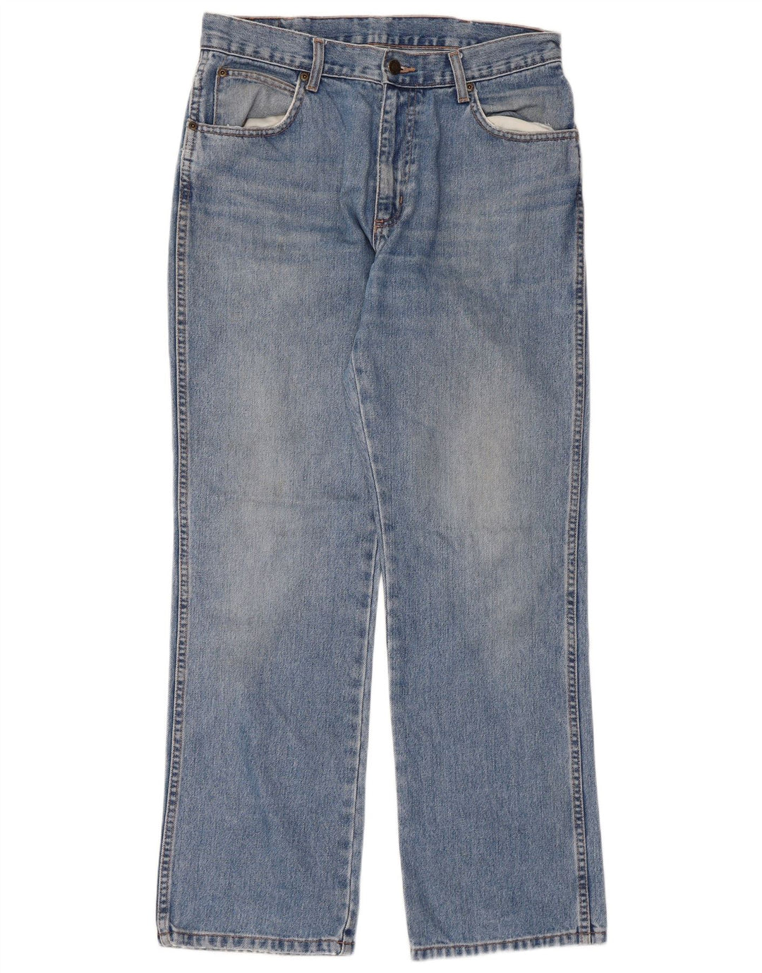 WRANGLER Jean droit coupe droite homme W32 L30 bleu coton