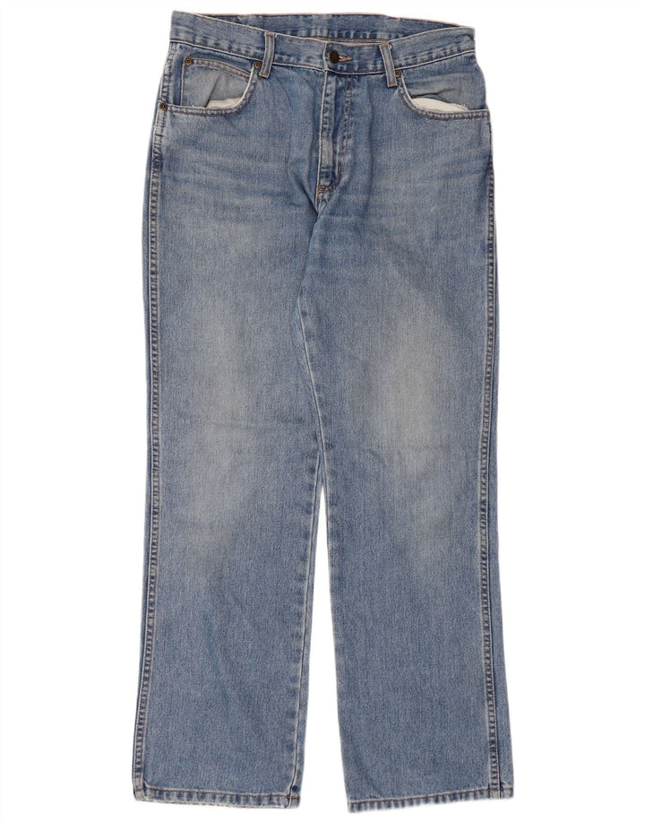 WRANGLER Jean droit coupe droite homme W32 L30 bleu coton