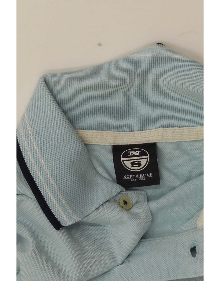 North Sails Polo Homme Petit Bleu Coton