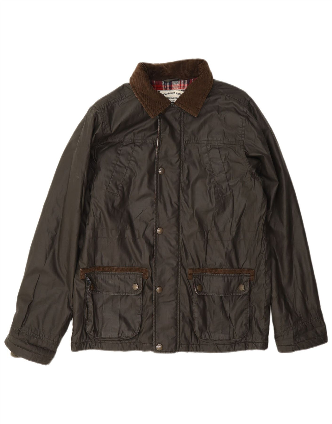 Marks & Spencer Veste en coton ciré garçon 13-14 ans Kaki