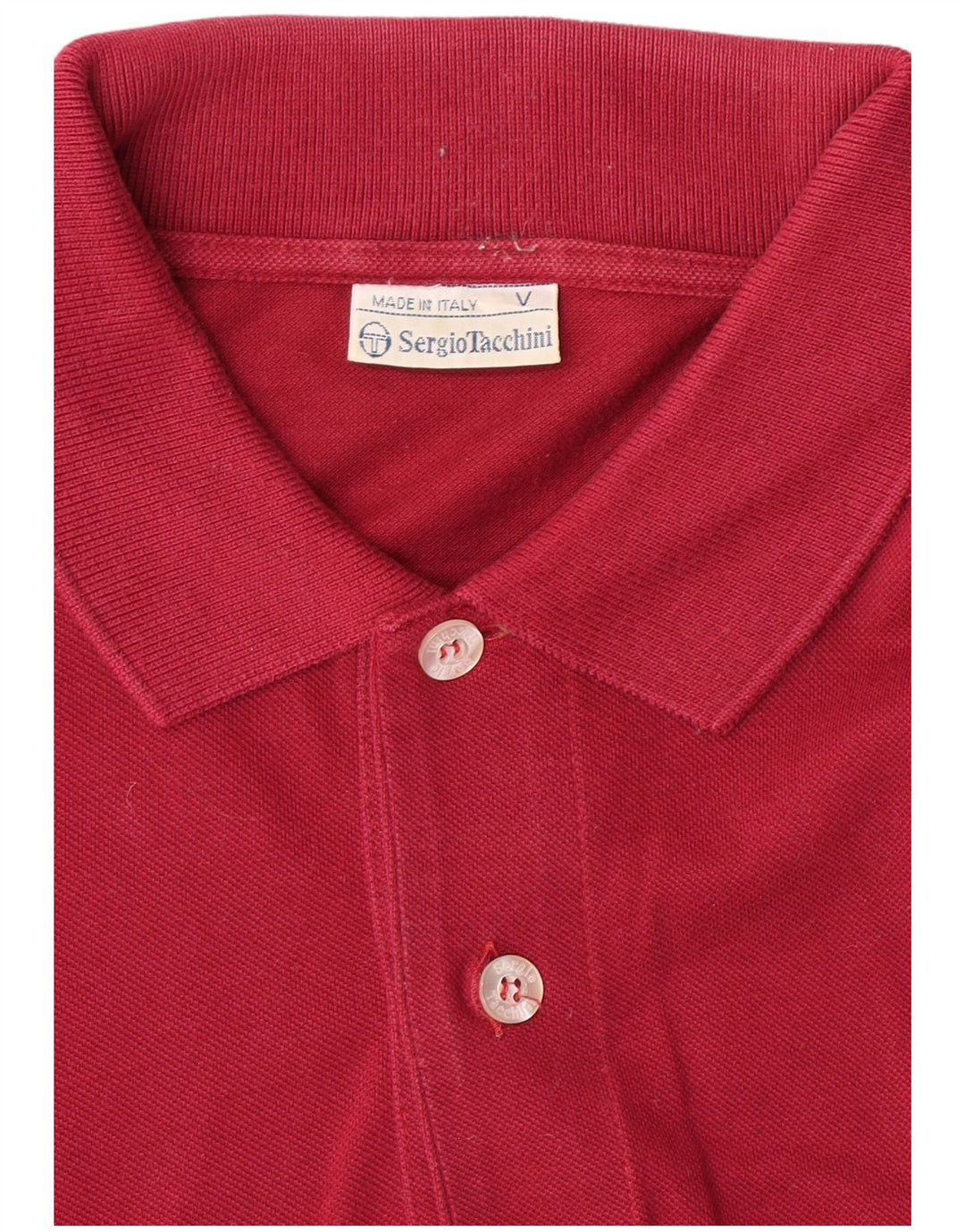 SERGIO TACCHINI Polo à manches longues homme en coton marron moyen