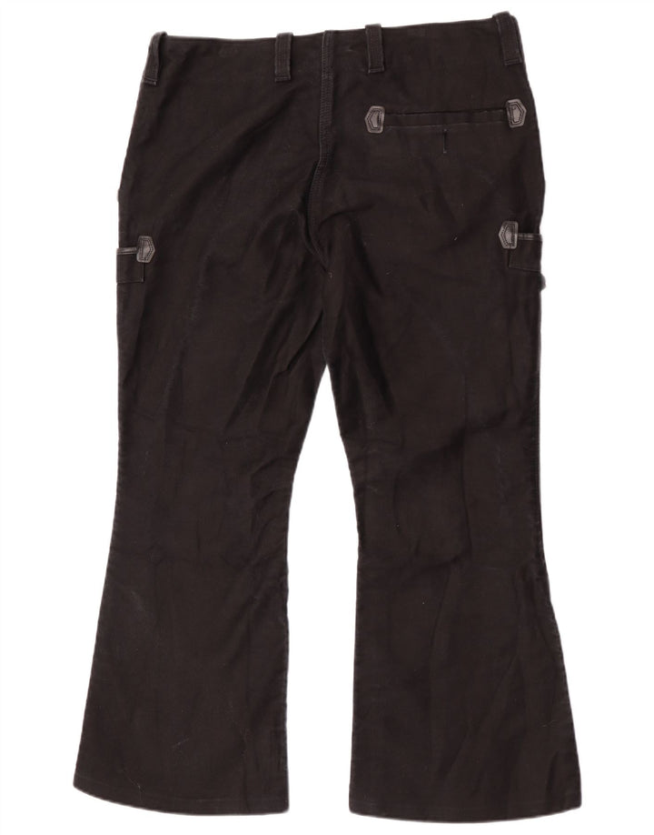 FHB Pantalon Cargo Bootcut Femme W38 L30 Noir Coton
