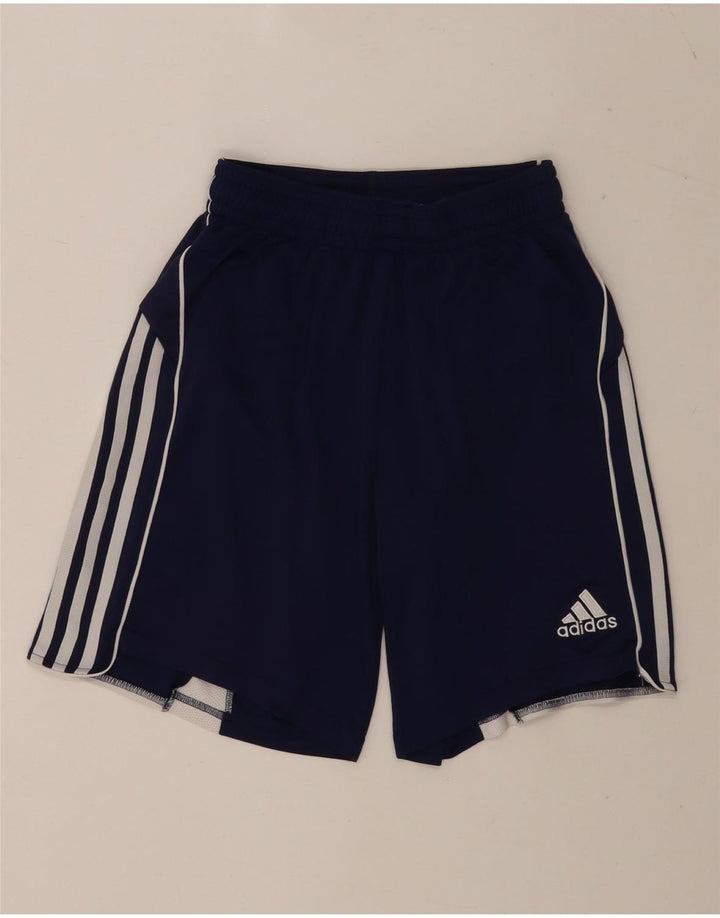 Adidas Short de sport Climacool pour homme en polyester color block Bleu marine Taille L