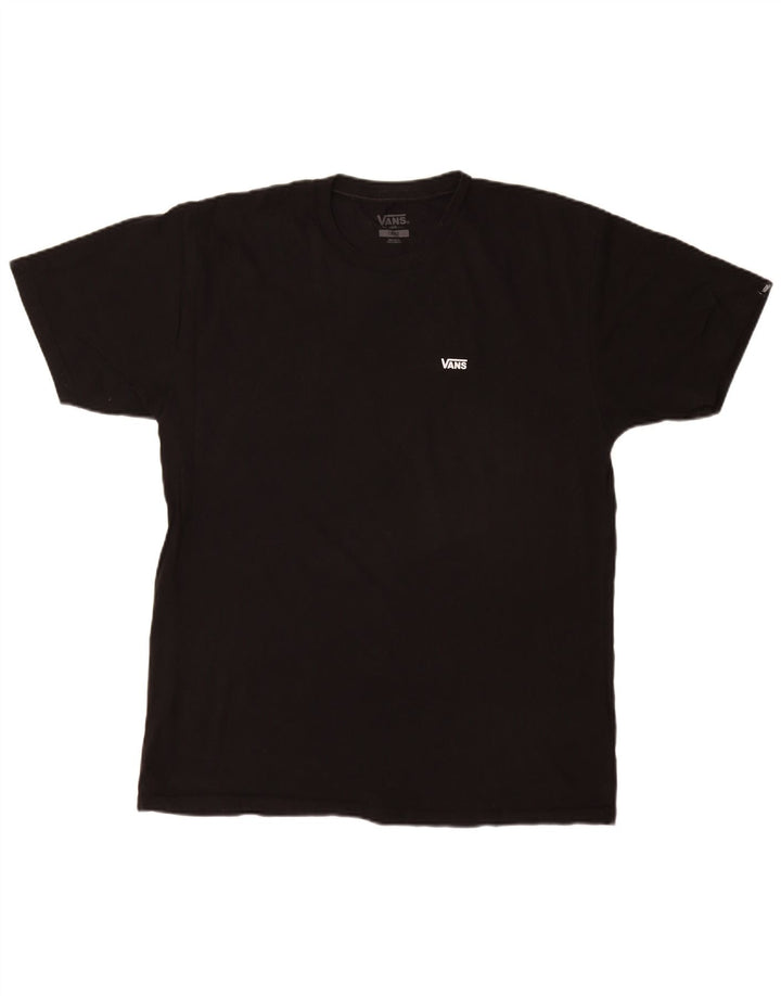 Vans T-shirt coupe classique pour hommes, grand, en coton noir