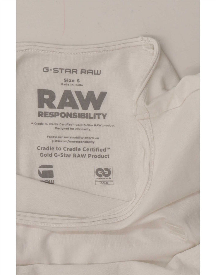 G-Star T-Shirt Graphique Homme Petit Blanc