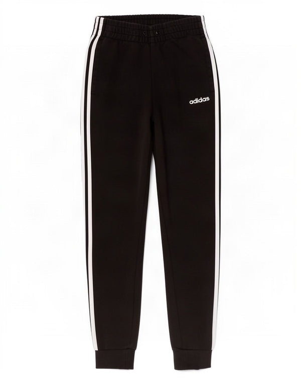 Adidas Pantalon de survêtement pour femme Joggers UK 4/6 XS Noir Coton