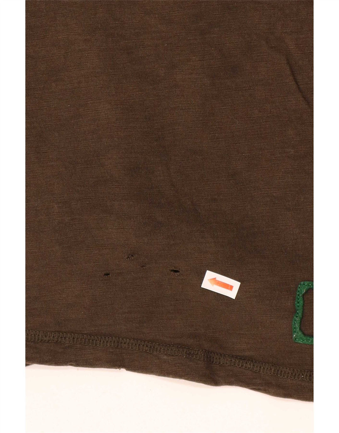 Gas T-Shirt Graphique Homme Marron Moyen Coton
