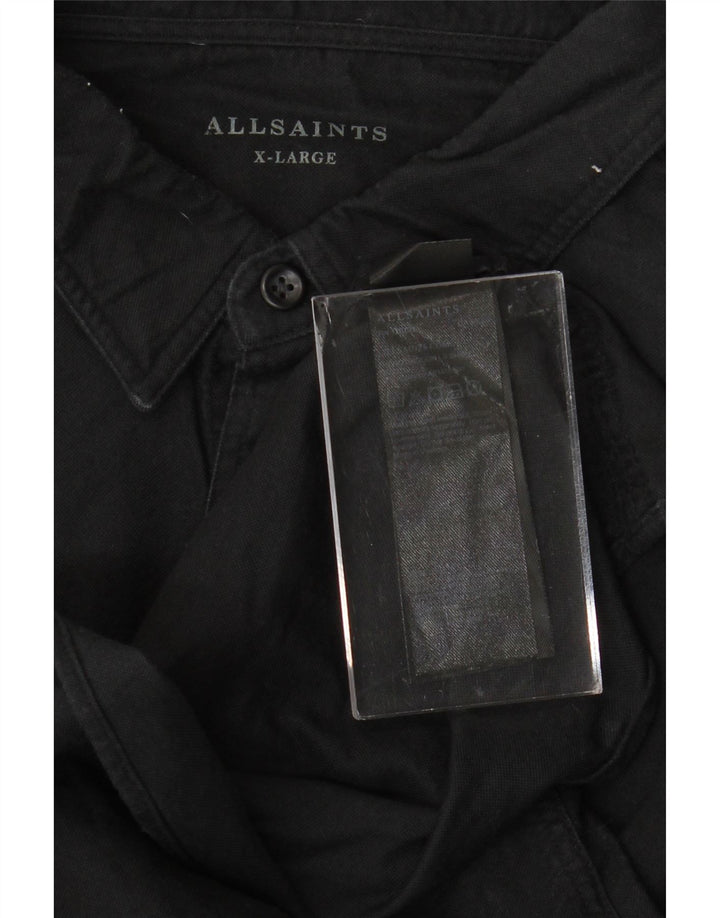ALL SAINTS Chemise Homme XL Noir Coton