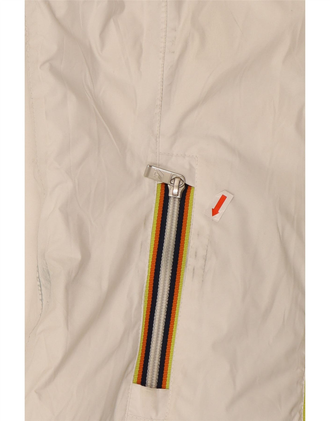 K-WAY Veste matelassée réversible à capuche fille 8-9 ans Blanc Polyamide