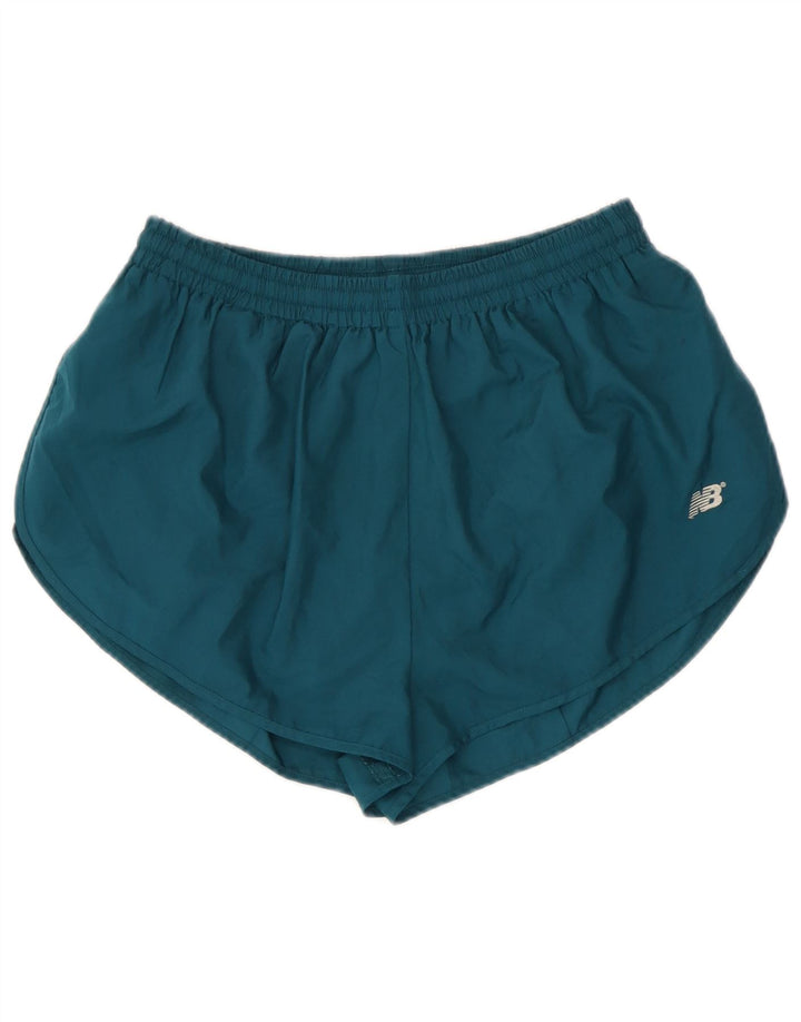 New Balance Short de sport pour femme UK 8 Small Vert Polyester