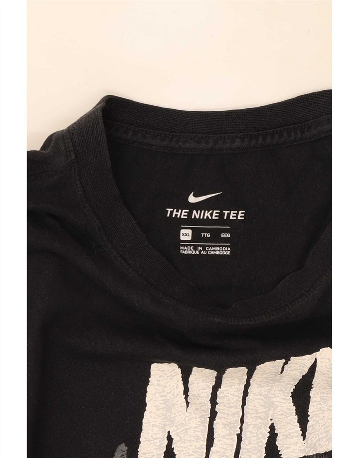 Nike T-shirt graphique pour homme 2XL Noir