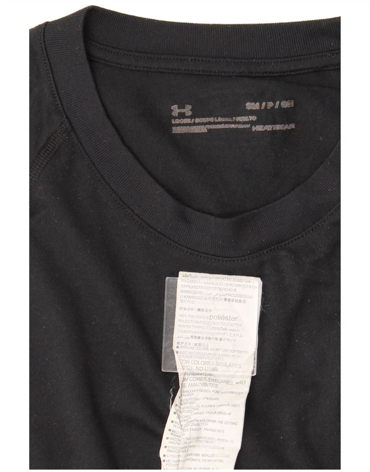 UNDER ARMOUR T-shirt Heat Gear pour homme Petit Noir Polyester