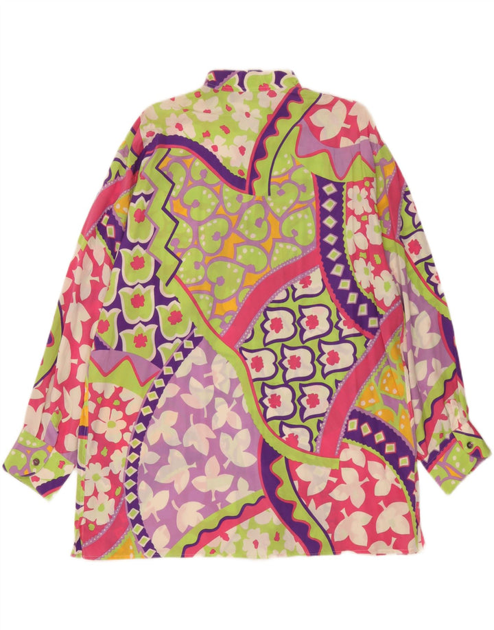 Pancaldi & B Chemise XL Soie Florale Multicolore Homme