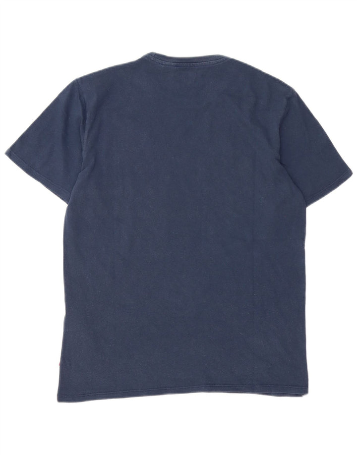 Levi's Graphic T-Shirt Top Small Homme Bleu Marine Coton